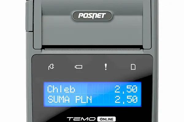Drukarka fiskalna Posnet Temo Online - Sprawny i praktyczny mechanizm drukujący
